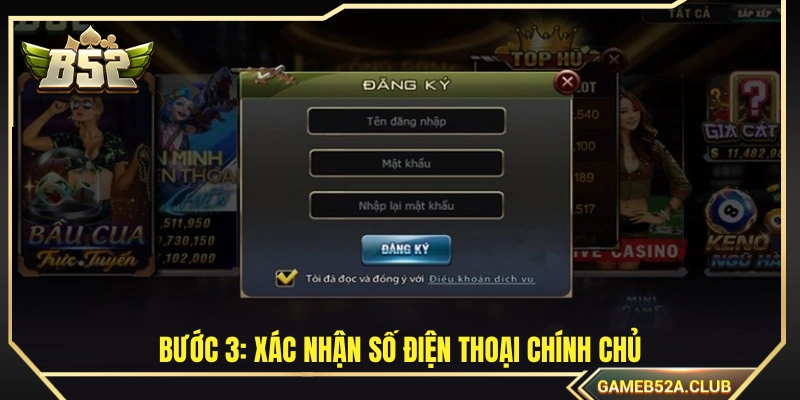 Xác thực số điện thoại cá nhân chính xác