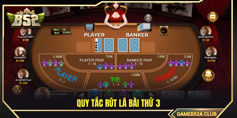 Giải mã luật chơi baccarat rút lá bài thứ 3 
